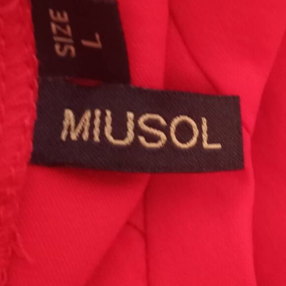 Miusol Red Women's Dress - Picture 7 of 10